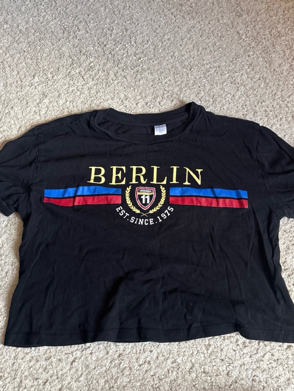 H&M Black "Berlin" Graphic T‑Shirt
